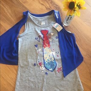 NWT Justice Tank Top 🎆🎇